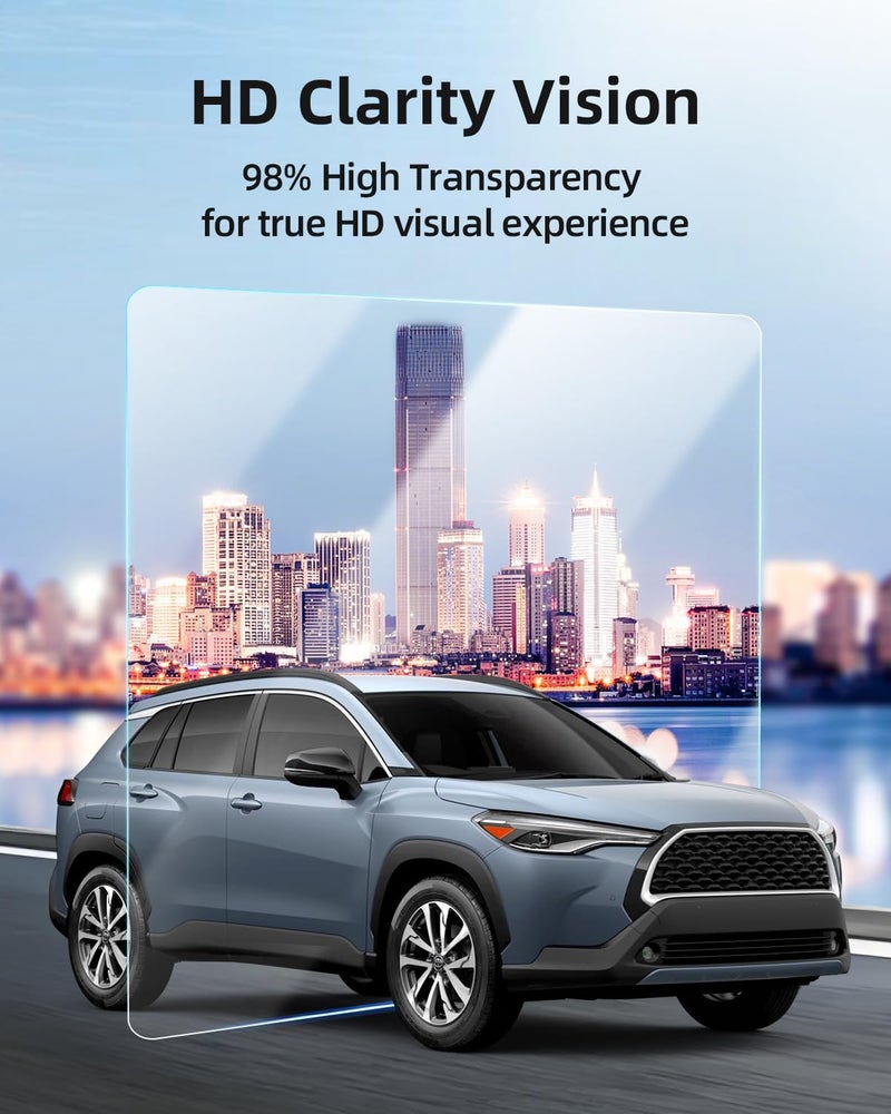 LANGBEAN Anti-Glare Matte Screen Protector, for 2023-2025 Toyota Corolla Cross (L/LE/XLE/Hybrid S/Hybrid SE/Hybrid XSE) 8-Inch Infotainment Touchscreen, 9H Tempered Glass/Anti-Fingerprint 2025 Toyota Corolla Cross - Image 5